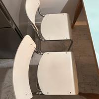 Thonet. Quattro sedie S43 bianco faggio