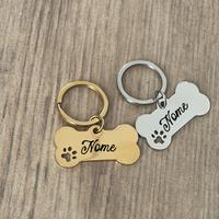 Medagliette personalizzate a forma di osso