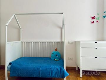 Letto Stokke Home “a casetta” – Bianco