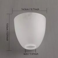 Ricambio Vetro bianco satinato per lampada