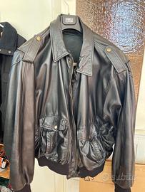 Giacca Vera pelle aviatore taglia 56 vintage