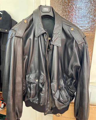 Giacca Vera pelle aviatore taglia 56 vintage