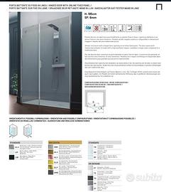 Porta battente doccia