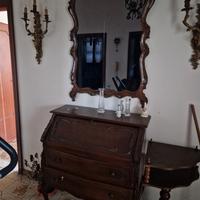 mobile con scrittoio e specchio 