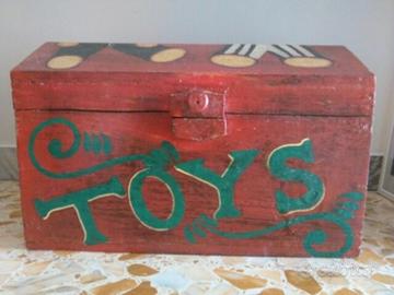 baule in legno toys