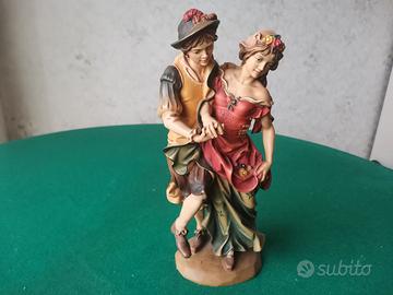 Statuetta danzatori - artigianato Val Gardena