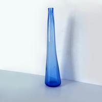 Vaso vetro di Murano blu