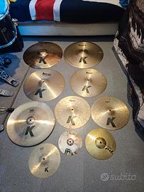 Piatti Zildjan serie K dark series come nuovi