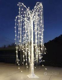 Albero Di Natale 150 cm. Luce Bianca Fredda 216LED