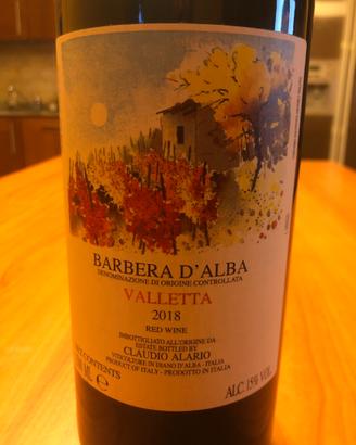 Barbera D'Alba Valletta 2018 1,5 litri