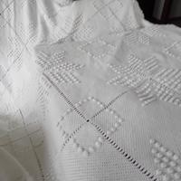 copriletto cotone lavorato a mano