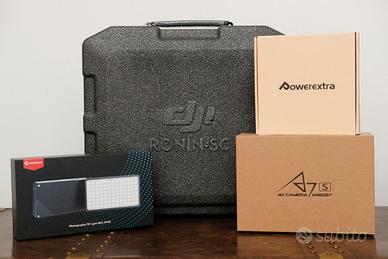 Set Video: Gimbal + Monitor + Faretto luce