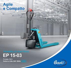 Promozione Transpallet elettrico BAOLI EP15-03