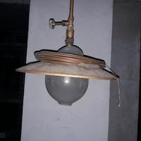 Lampada a gas per illuminazione stradale vintage