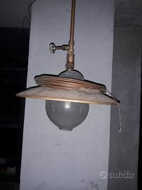 Lampada a gas per illuminazione stradale vintage