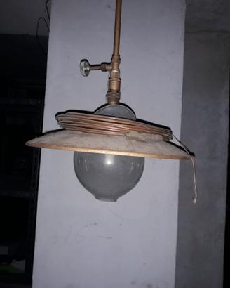 Lampada a gas per illuminazione stradale vintage