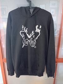 Felpa uomo con disegno farfalla XL
