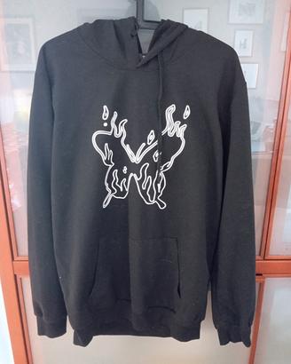 Felpa uomo con disegno farfalla XL