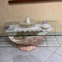 tavolino con vetro