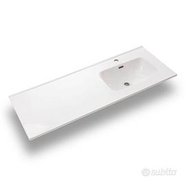 Lavabo da incasso Vasca Destra Cross - Bianco