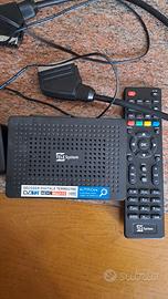 Decoder Telesystem, telecomando e cavo scart