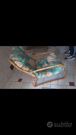 Poltrona vimini bambù