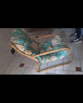Poltrona vimini bambù