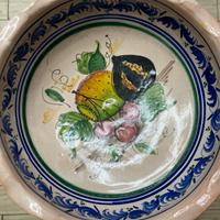 Alzata in ceramica artistica di Deruta