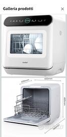 lavastoviglie portatile COMFEE’ Mfd42S110W-IT 