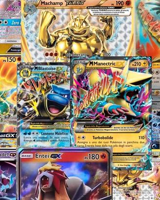 Pokémon carte: 10 carte ultra rare GX EX V Turbo