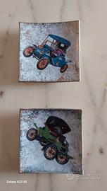 Coppia Antichi Piattini Royal Porzelan 