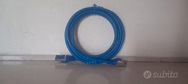 Cavo Ethernet Cat 7 Azzurro RJ45 180cm