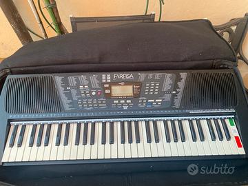 Pianola tastiera Farfia 61 tasti scuola, accessori