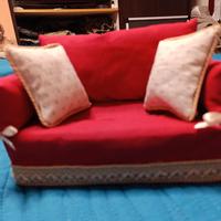 divanetto in stoffa porta fazzoletti 