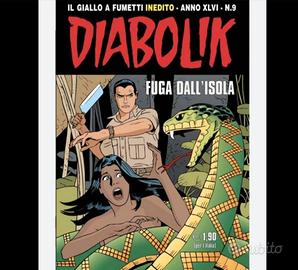Fumetto Diabolik fuga dall' isola C.E.R.C.O.