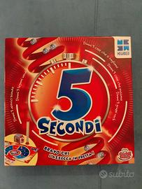 5 secondi. Gioco in scatola