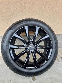 4 ruote invernali Hankook 185/60 R16 + cerchi MAK