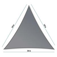 Vela ombreggiante triangolare 3x3x3