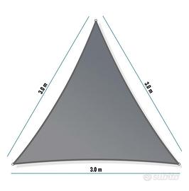 Vela ombreggiante triangolare 3x3x3