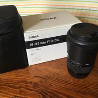 Sigma 18-35mm-F/1.8 Attacco CANON