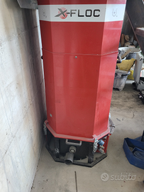 Macchina per insufflaggio x floc