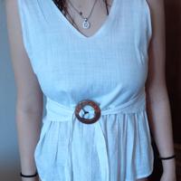 Canotta in cotone 100% con fibbia M