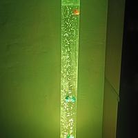 Lampada con led e bolle