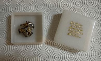 Spilla Vintage in Argento e Granati