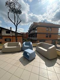 Arredo Esterno Design LYXO–Set Completo Lounge Bar