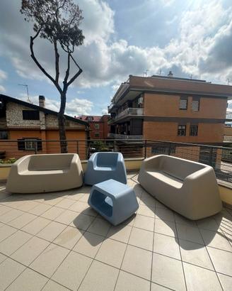 Arredo Esterno Design LYXO–Set Completo Lounge Bar