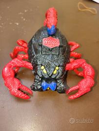 robot  mighty max red scorpion