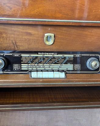 Radio Marelli con giradischi anno 1950