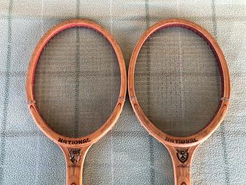 2 Racchette da tennis vintage anni 80