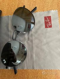 Ray-Ban Round Metal originali, nero/lenti